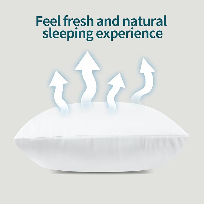 1 Pack Body Size Bamboo Viscose Zippered Pillow Case, 400 Thread Count Cooling - Image 7