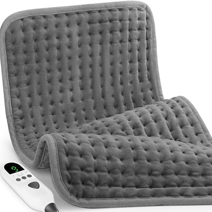 Heating Pad for Back Pain & Period Cramps Relief, 9 Heat Settings Electric by Unknown