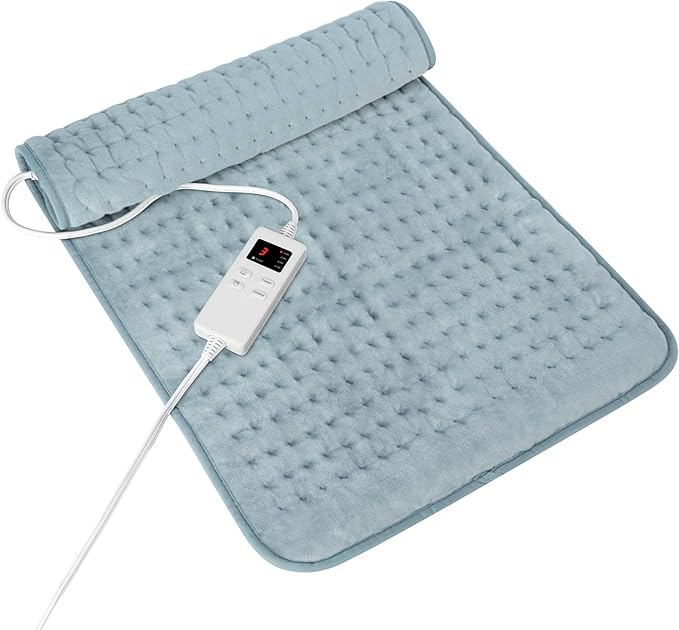 Heating Pad for Period Cramps, Heating Pad for Back/Neck/Shoulder Muscle Pain by vilicert