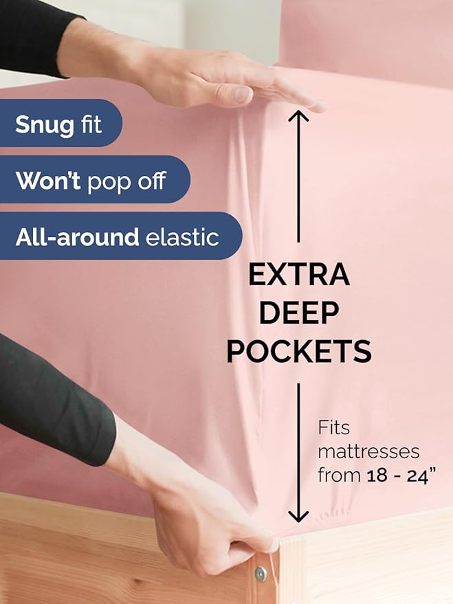 Extra Deep Twin XL Fitted Sheet - Image 2