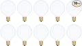 Simba Lighting Small Globe G16.5 Round Bulb 25W E12 Candelabra Base by SimbaLighting