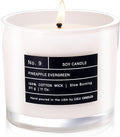 Lulu Candles | Pineapple Evergreen | Luxury Scented Soy Jar Candle | Hand by LULUCANDLES