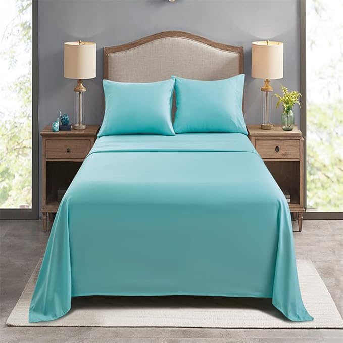 FreshCulture Queen Flat Sheets Only, Soft Microfiber Bedding Sheets - Image 7