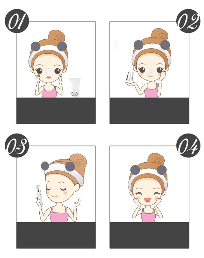 Huachi Headbands Women Washing Face Makeup Girls Baby Cute Elastic Facial Hair - Image 7