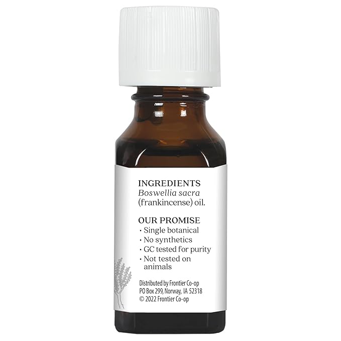 Aura Cacia Essential Oil, Meditative Frankincense, 0.5 Fluid Ounce, Packaging - Image 19