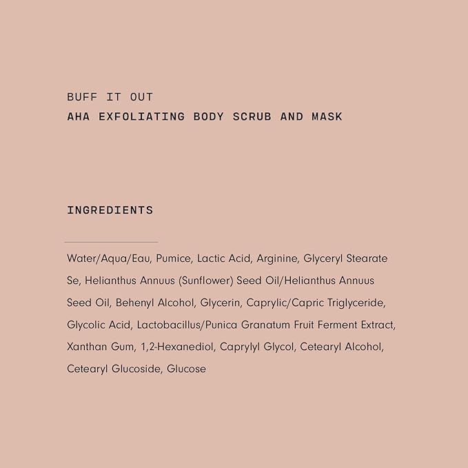 Versed Buff It Out AHA Exfoliating Body Scrub and Mask - Image 7