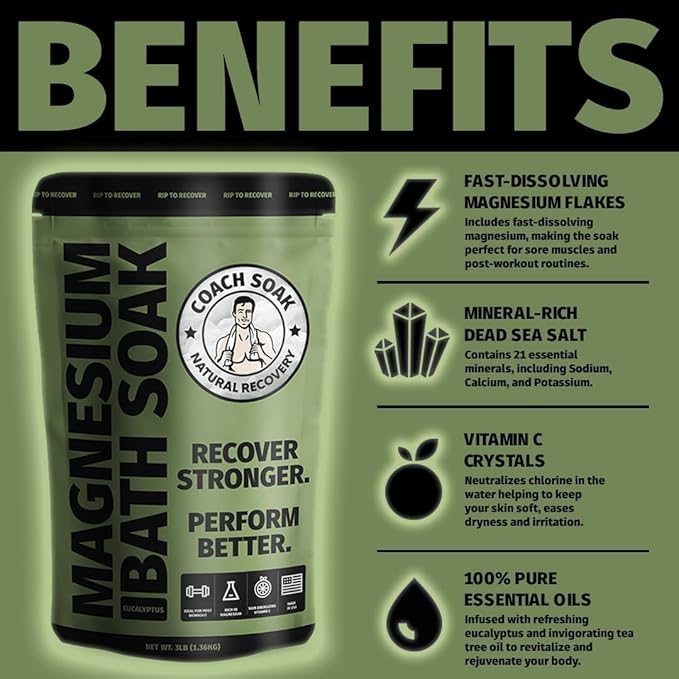 Coach Soak Recovery Bath Soak & Magnesium Cream - Image 3