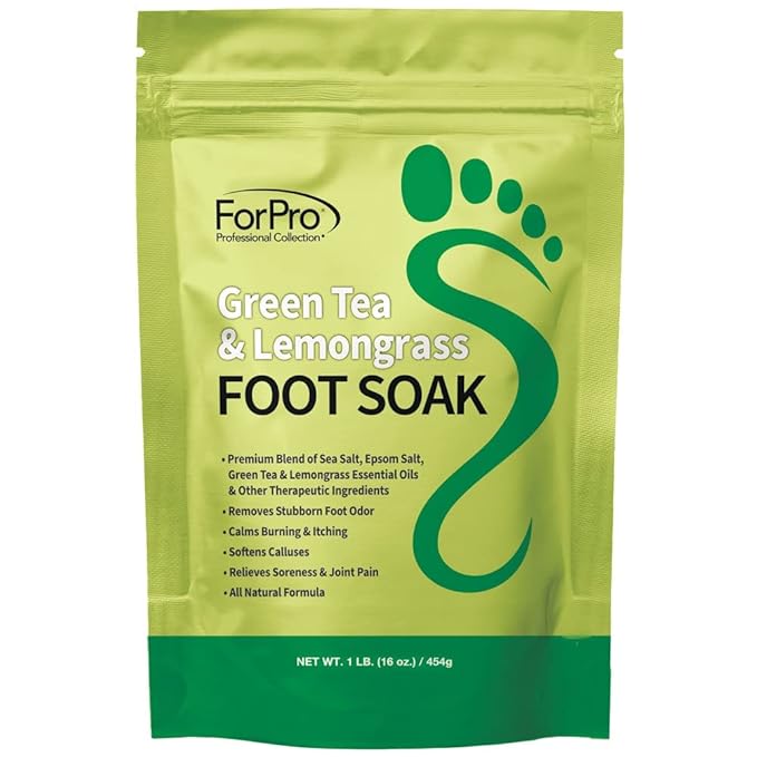 ForPro Professional Collection Green Tea & Lemongrass Foot Soak - Image 2