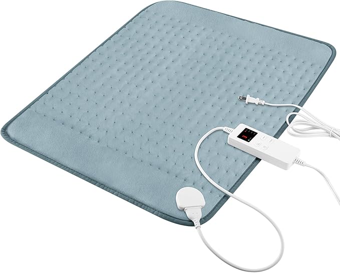 Heating Pad for Period Cramps, Electric Heating Pad for Neck & Shoulders & Back by vilicert