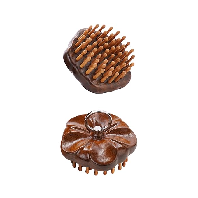 Wooden Scalp Massager for Hair Growth Support, Bamboo Scalp Massager Brush for by Unknown