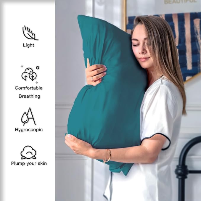 Mulberry Silk Pillowcase for Hair and Skin Pillow Case - Image 3