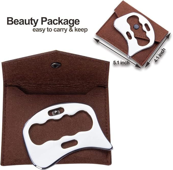 FeelFree Sport Stainless Steel Gua Sha Scraping Massage Tool-Muscle Scraper - Image 5