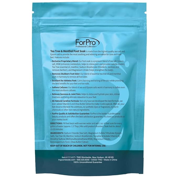 ForPro Professional Collection Tea Tree Oil & Menthol Foot Soak - Image 3