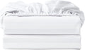 2-Pack 100% Egyptian Cotton Fitted Sheet TwinXL Size, 600 Thread Count Cotton by ZaizaiHome