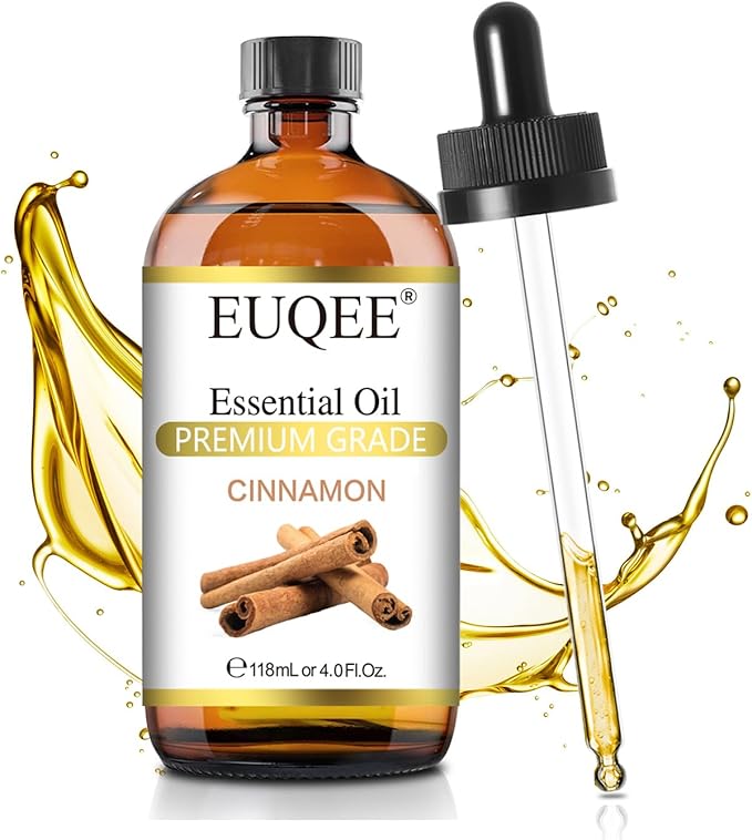 EUQEE Cinnamon Essential Oil 118ml Pure Essential Oil by EUQEE