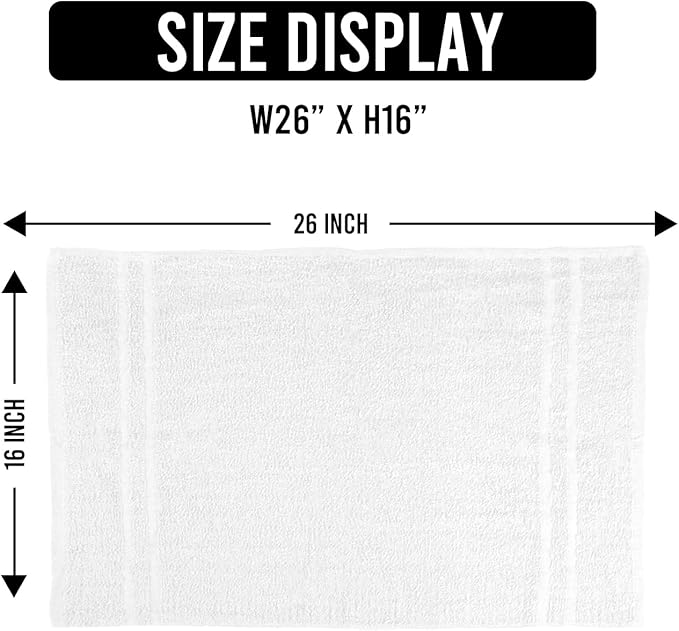 Hand Towels White Economy Towels Salon Towels - Image 2