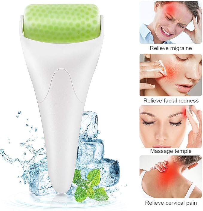 Ice Roller for Face & Eye Puffiness Migraine Relief, Ice Face Rollers for Women - Image 2