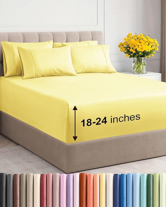 Extra Deep King Sheet Set by CGKUnlimited
