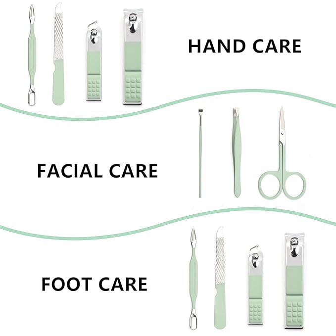 Manicure Set Nail Clipper Set Women Men Nail Clippers Kit Nail Care Kit Toenail - Image 4