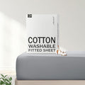FreshCulture Pure Cotton Fitted Sheets Twin XL Size, 300 Thread Count Percale by FreshCulture