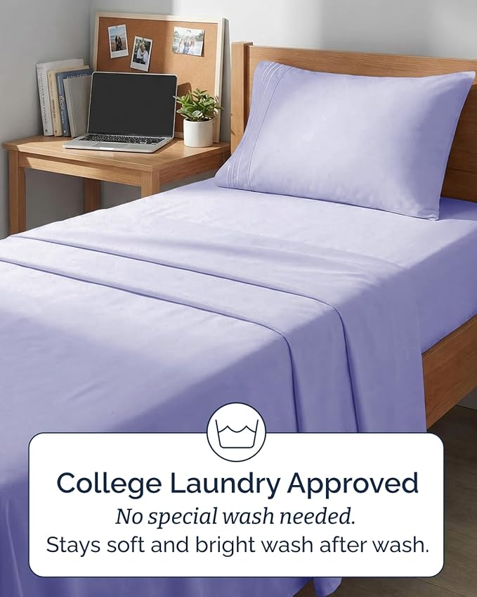 Twin XL Size 3 Piece Sheet Set - Image 6