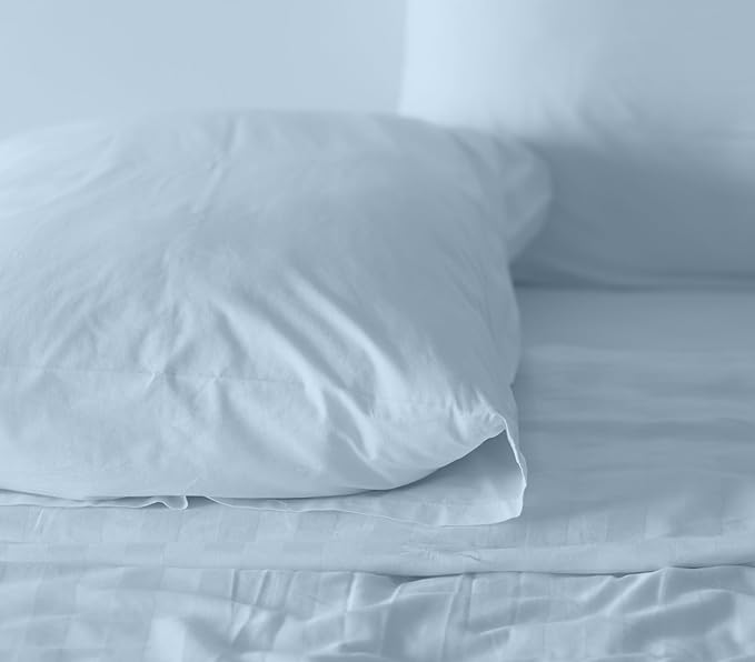 RUVANTI 100% Cotton Sheets – Split King Size Percale Bedding, Cooling & - Image 9
