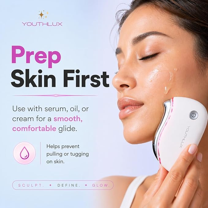 ProSculpt Heated Gua Sha Facial Massager – Electric Guasha Tool - Image 6