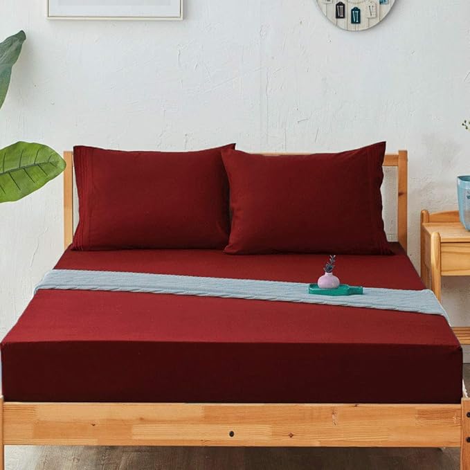 SONORO KATE Bed Sheet Set Super Soft Microfiber 1800 Thread Count Luxury - Image 3