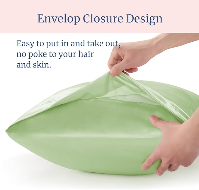BEDELITE Satin Pillowcase for Hair and Skin, Super Soft and Cooling Similar to - Image 6