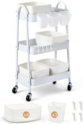 3-Tier Rolling Utility Cart by AOZITA