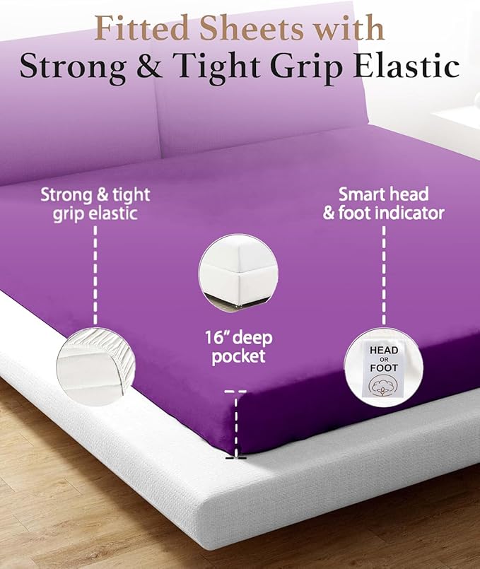 Good Sleep Bedding Fitted Sheet King - Image 4