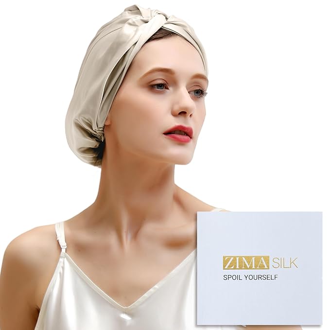 ZIMASILK 100% 22 Momme Mulberry Silk Bonnet - Image 9