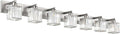 Aipsun Brushed Nickel Bathroom Light Fixtures Crystal Vanity Lighting Fixture by Aipsun