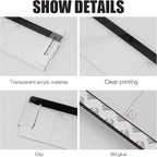 Office Desk Accessories 2pcs Multifunction Computer Monitor Memo Board - Office Supplies for Women Men Computer Sticky Note Holder Home Decor (Monitor Memo Board with Clip)