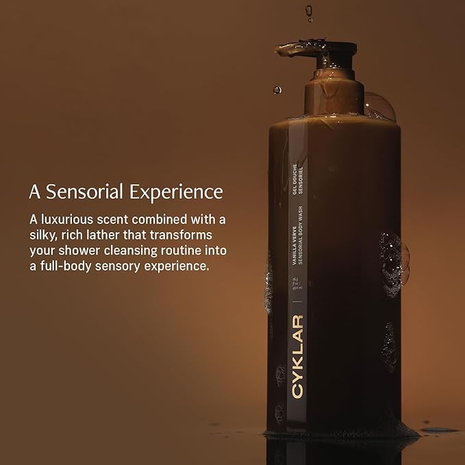 CYKLAR Sensorial Body Wash. Vanilla Verve Hydrating Cleanser - Image 7
