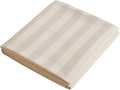 Flat Sheet Only Twinxl Size, 400 TC 100% Egyptian Cotton Flat Sheet Striped by ShunjieHome
