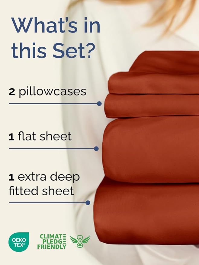 Extra Deep Twin Sheet Set - Image 2