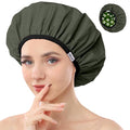 Years calm Shower Caps for Women Reusable Waterproof, Double Layer Waterproof by Yearscalm