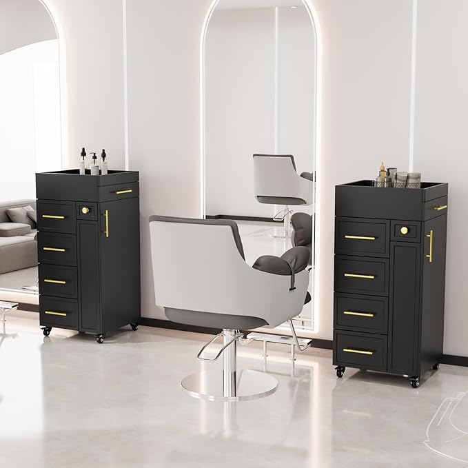 OmySalon Salon Trolley Cart, Hair Styling Station - Image 8