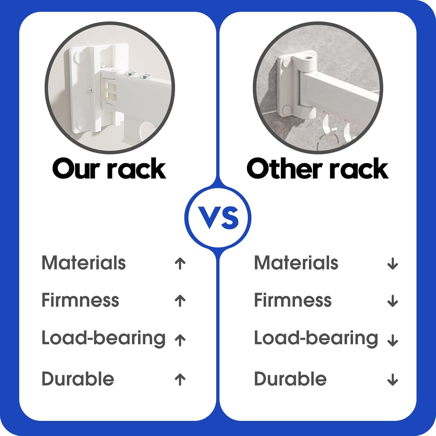 Clothes Drying Rack Foldable Wall Mounted Drying Rack 3 Fold White-Laundry Drying Rack Durable Clothing Racks for Hanging Clothes