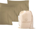 1000 TC Taupe King Pillowcases Set of 4 100% Egyptian Cotton Pillow Cases by GoodSleepBedding