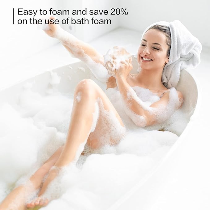 Fishent Loofah - Bath Sponge, 3 Pack 60G Large Shower Mesh Ball Soft Pouf Body - Image 3