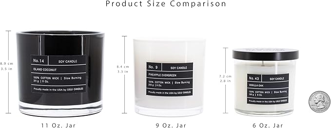 Lulu Candles | Sugared Vanilla | Luxury Scented Soy Jar Candle | Hand Poured in - Image 7