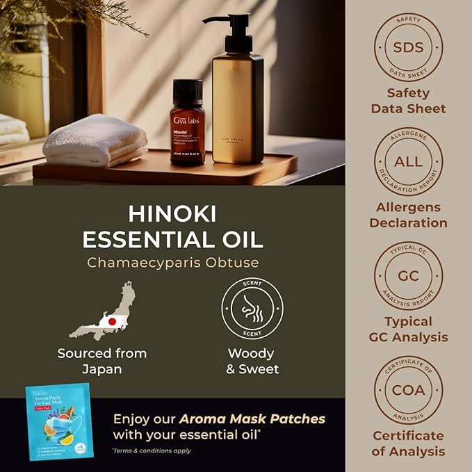 100% Pure Hinoki Essential Oil - Image 6
