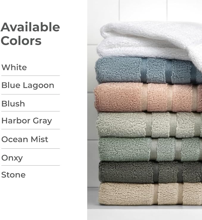 Cariloha Bath Towel | Stone |28"x54" | Turkish Cotton & Viscose Material Blend - Image 4