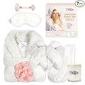 my novel things Birthday Gifts for Women, Bathrobe Set, Spa Robe and Slippers by mynovelthings