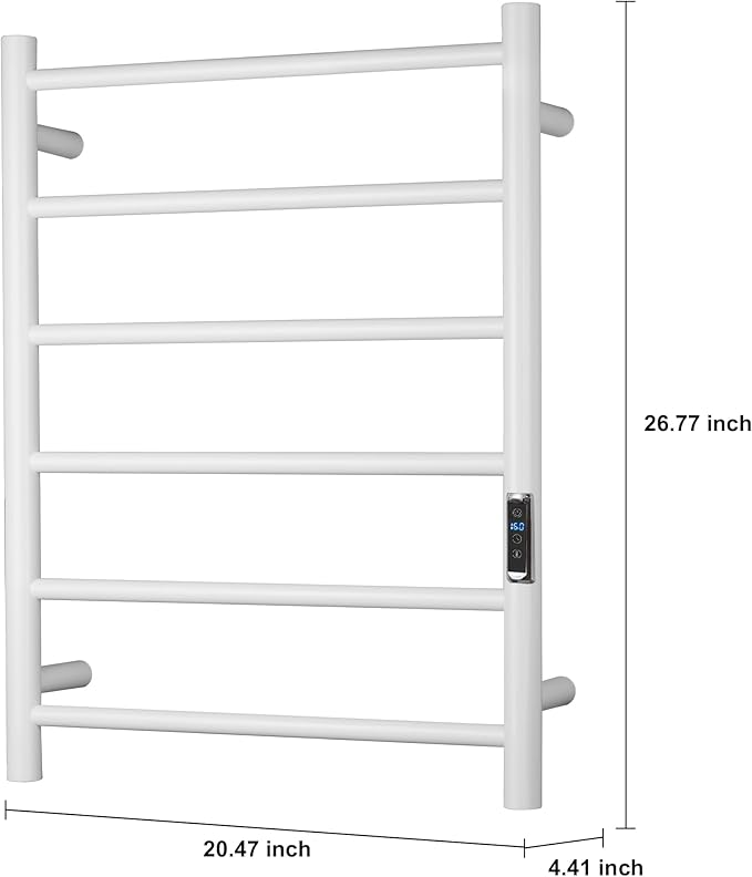 Heated Towel Racks for Bathroom, Wall Mounted Electric Towel Warmer Racks - Image 5