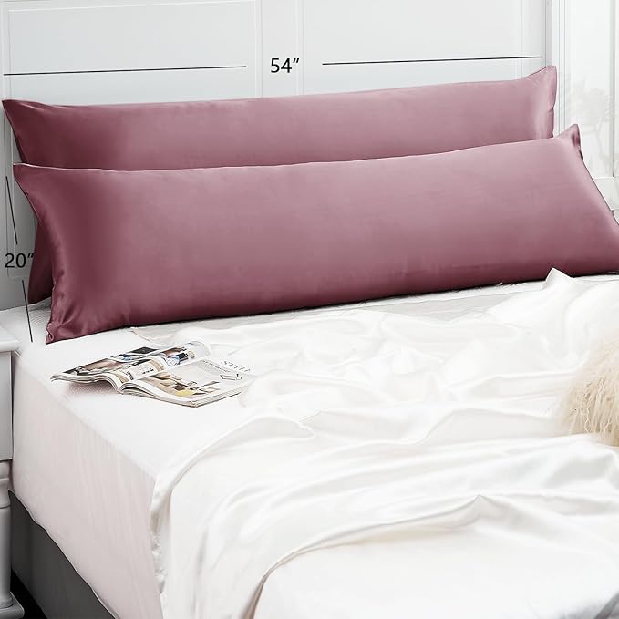 Satin Body Pillow Pillowcase 1pc, Silky Body Pillow Cover Similar to Silk - Image 4