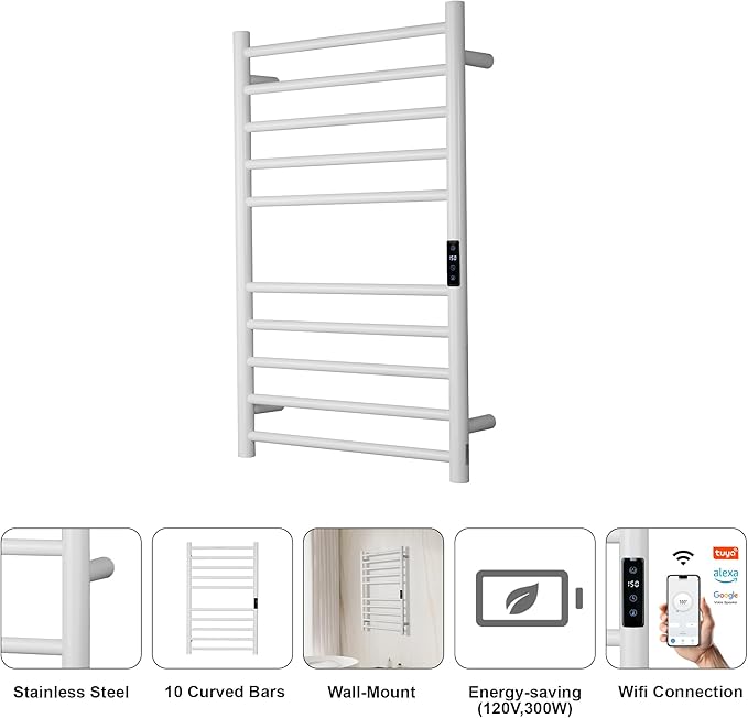 Electric Towel Rack with Voice Control - Image 7