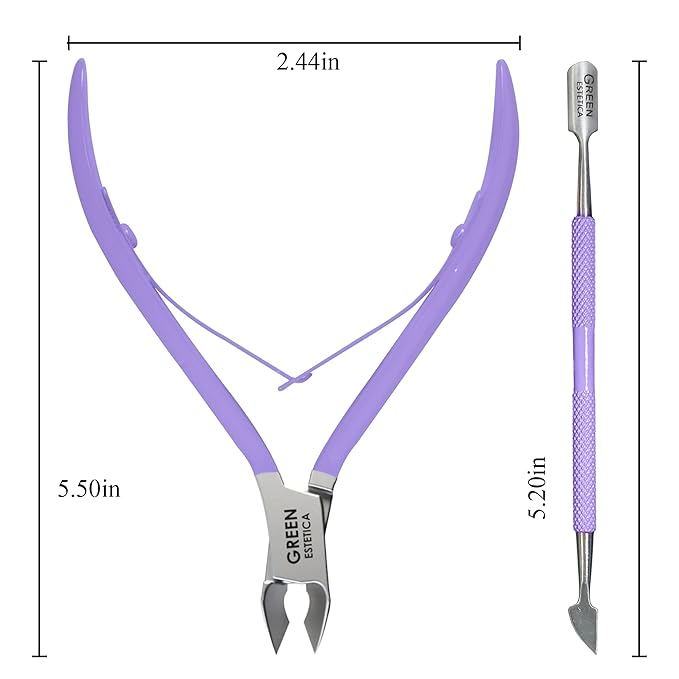 Professional Cuticle Trimmer Nail Cuticle Cutter Stainless Steel Cuticle Nippers - Image 2